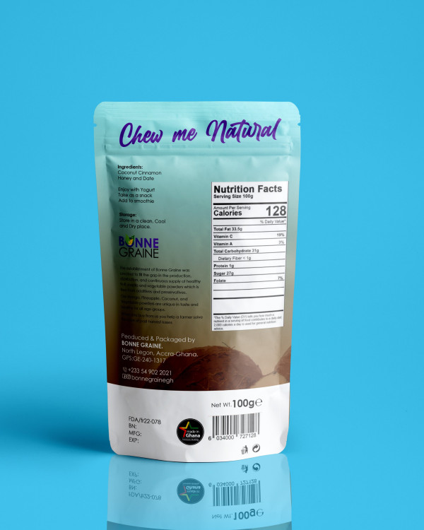 Bonne Graine Chew Me Coconut Chips - Image 2